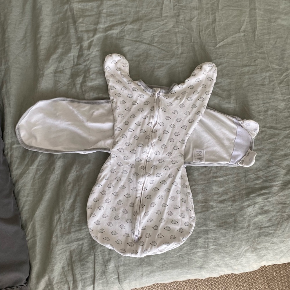 Swaddle Designs Gray and White Baby Swaddle